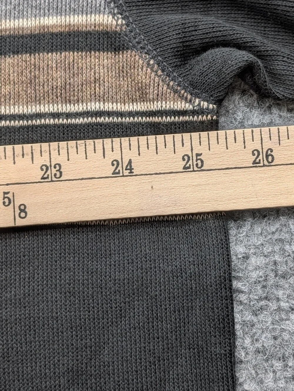 Geoffrey Beene Men's 1/4 Zip Long Sleeve Sweater XL 100% Cotton Black